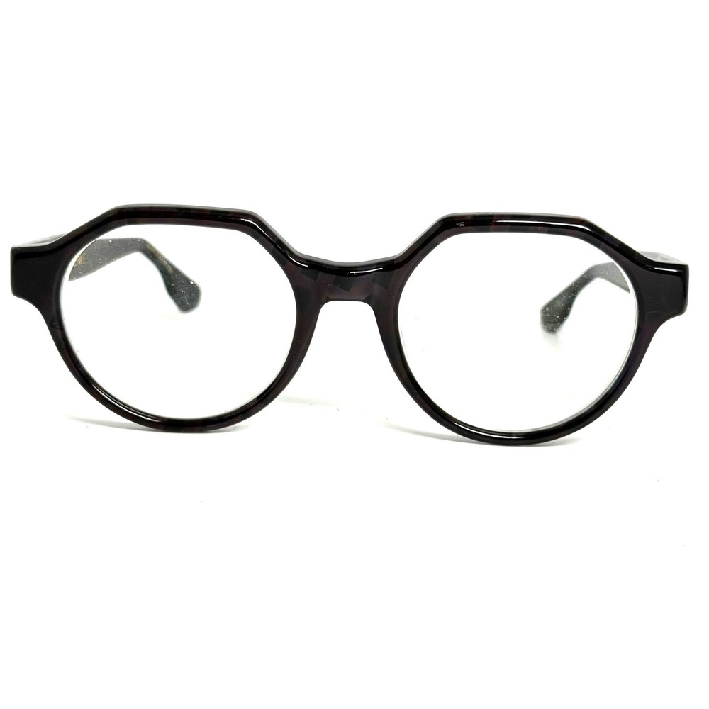 KREWE Sadie Dark Tortoise Shell Geometric Eyeglass Frames 50-21-145